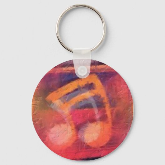 Music Note Sleutelhanger (Voorkant)