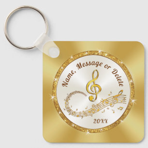 Music Note Sleutelhanger BULK of koop één, 