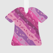 Music Note Stripes Ornament (achterkant)