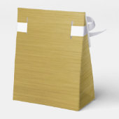 Music Notes Brushed Gold Bedankdoosjes (Achterkant)