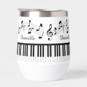 Music Notes Piano Personalized Custom Colors (Droite)