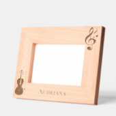 Music Notes Violin Personalized Gegraveerde Lijstjes (Links)