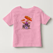 Music Octopus Toddler T-shirt (Voorkant)