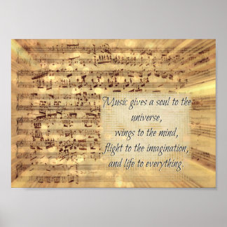 Music-offerte Poster