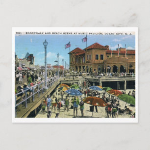 Music Pavilion, Ocean City, NJ  Briefkaart