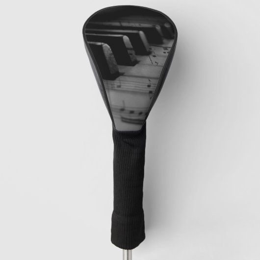 Music Piano Keys Golfheadcover (Voorkant)