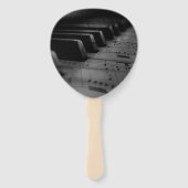 Music Piano Keys Handwaaier (Achterkant)