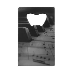 Music Piano Keys Kredietkaart Flessenopener