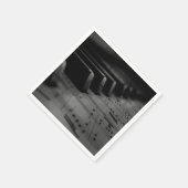 Music Piano Keys Servet (Hoek)