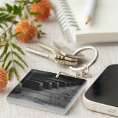  Music Piano Keys Sleutelhanger (Voorkant Rechts)