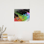 Music Piano Poster (Keuken)