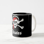 Music Pirates Tweekleurige Koffiemok (Voorkant rechts)