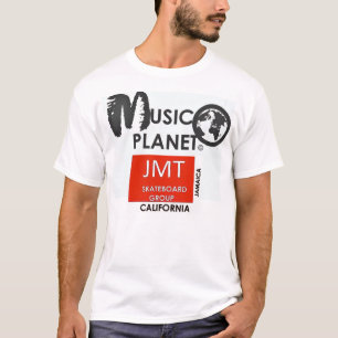 MUSIC PLANET /JMT T-Shirt de base pour hommes