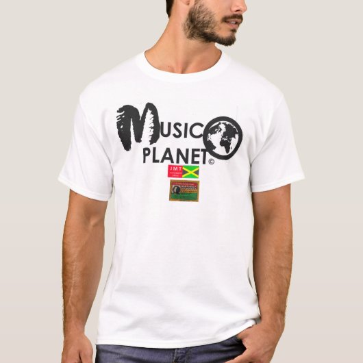 MUSIC PLANET T-shirt homme de base (Devant)