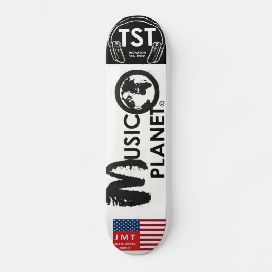MUSIC PLANET USA Skateboard (Voorkant)