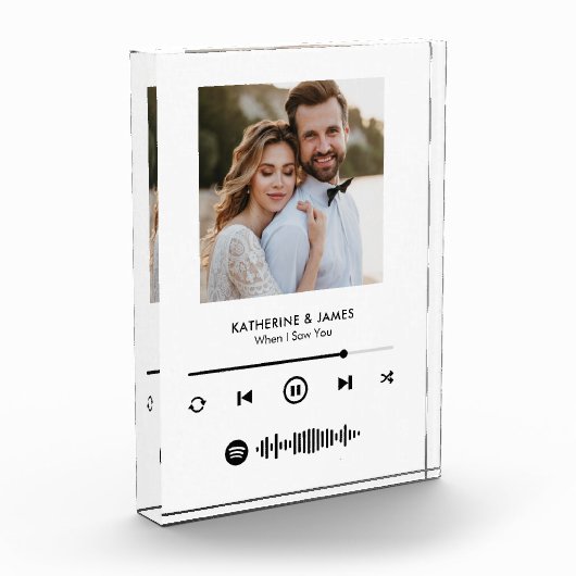 Music Player Photo Frame With Custom Spotify Code Fotoblokken (Links)