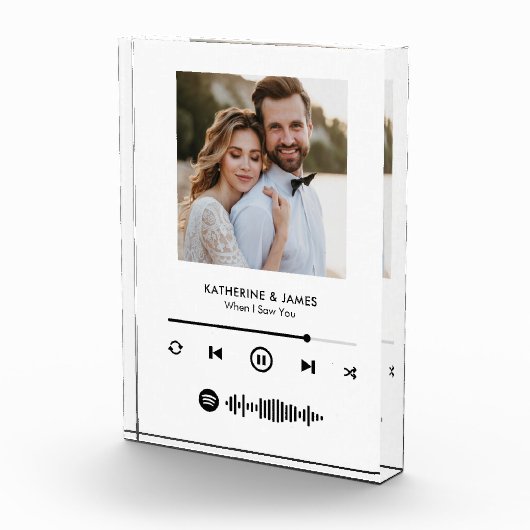 Music Player Photo Frame With Custom Spotify Code Fotoblokken (Rechts)