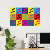 Music Pop Art Poster (Thuiskantoor)