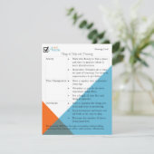 Music Practice Strategy Card (Staand voorkant)