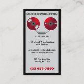 Music Producer Visitekaartje (Voorkant)