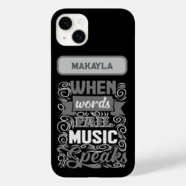 Music Quote Gift Phone/iPad case
