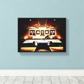 Music Recording Studio Canvas Afdruk (Insitu (Houten vloer))