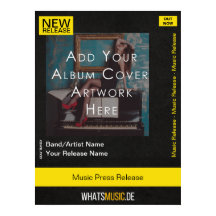  Music Release Poster met QR-code