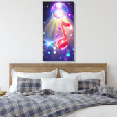 Music Room Canvas Afdruk (Insitu (Slaapkamer))