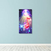 Music Room Canvas Afdruk (Insitu (Houten vloer))