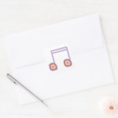 music sheets sticker (Envelop)