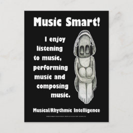 Music Smart - Blank Briefkaart