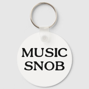Music Snob Sleutelhanger