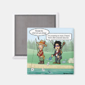 Music Streaming Funny Pun Refkoelkast Magnet Magneet (Voorkant / Achterkant)