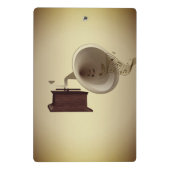 Music Streams uit Gramophone Mini Klembord (Achterkant)