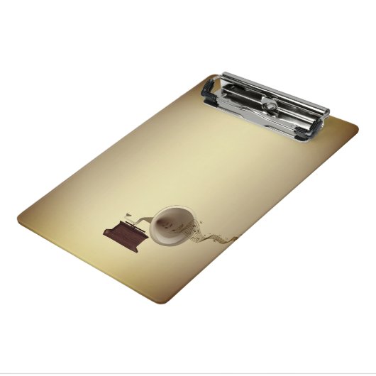 Music Streams uit Gramophone Mini Klembord (Angled3)