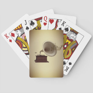 Music Streams uit Gramophone Pokerkaarten