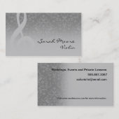 Music Studio Treble Clef Musician Teacher Visitekaartje (Voorkant / Achterkant)