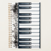 Music Study Piano Keys & Music Small Planner (Devant)
