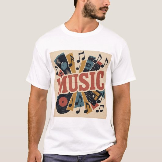 Music T-shirt (Voorkant)
