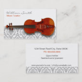Music Teacher Visitekaartje (Voorkant / Achterkant)
