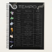 Music Tempo Chart Planner (Voorkant)