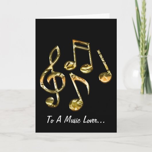 MUSIC Theme Gift Collectie Kaart (Voorkant)