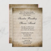 Music Theme Wedding Kaart (Voorkant / Achterkant)