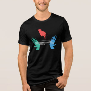Music Theory Cute Musician DJ Novelty Tri-Blend Shirt