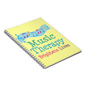 Music Therapy Brightens Notitieboek (Rechterzijde)