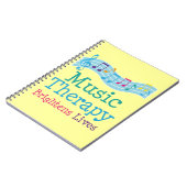 Music Therapy Brightens Notitieboek (Linkerzijde)