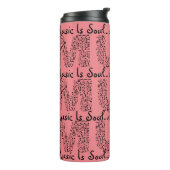 Music Tumbler Thermosbeker (Gedraaid links)