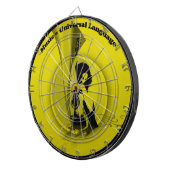 Music Universal Language Dartbord (Voorkant Rechts)