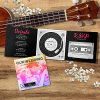 Music Vinyl Record DJ-draaitafel Cassette Wedding