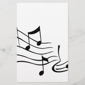 Música (Music) Briefpapier